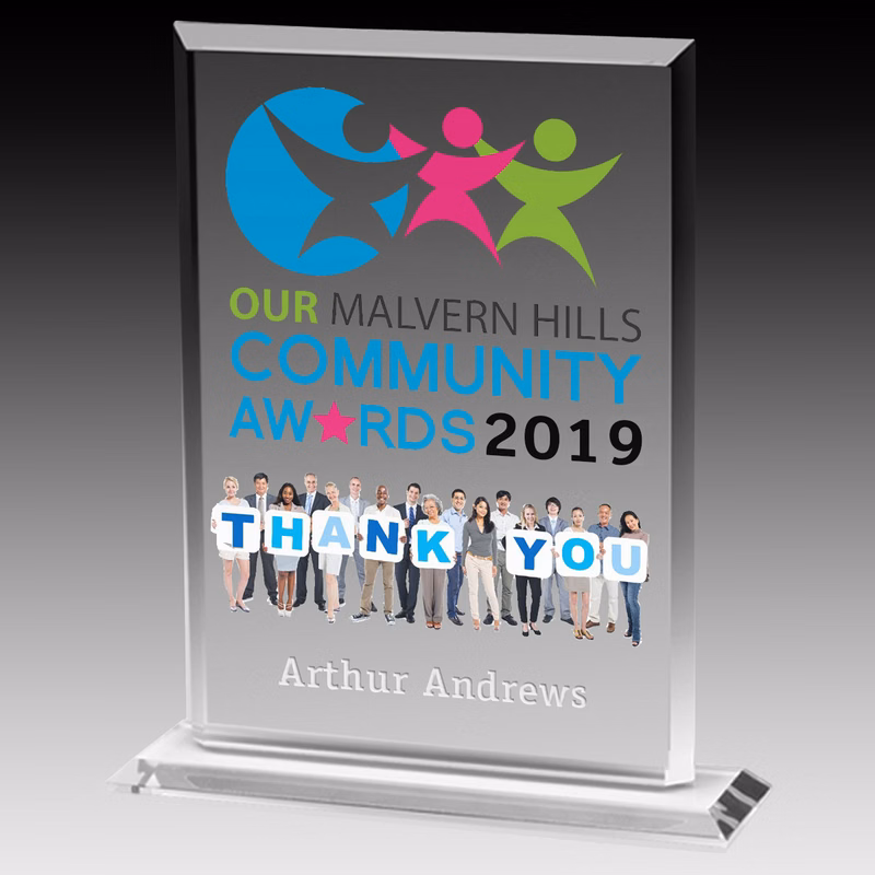 4 Color Process Billboard Award - 8 1/4"
