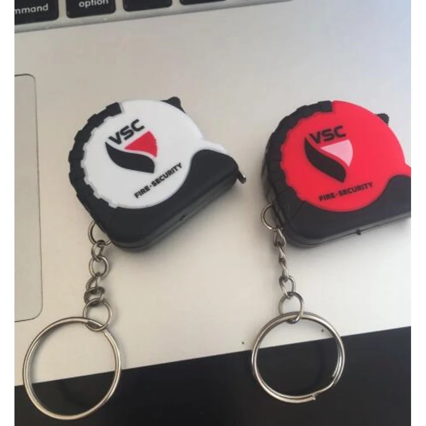 Mini Grip Tape Measure Keychain 1