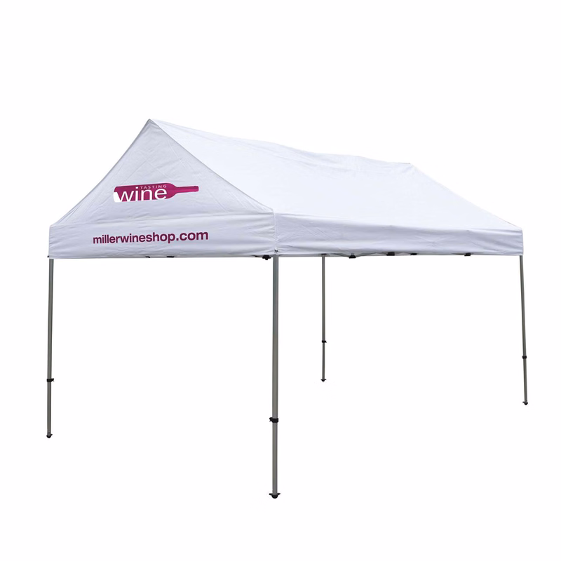 10' x 15' Premium Gable Tent Kit (Full-Color Imprint, 2 Locations)