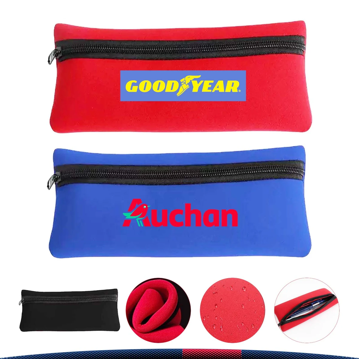 Flat Zip Pencil Pouch 1