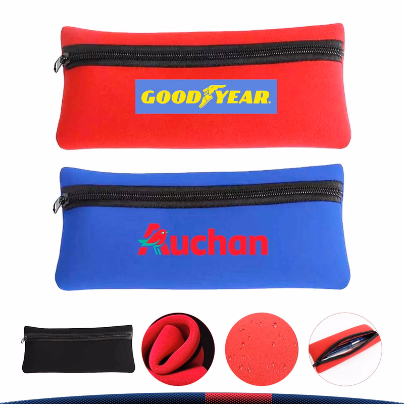 Flat Zip Pencil Pouch