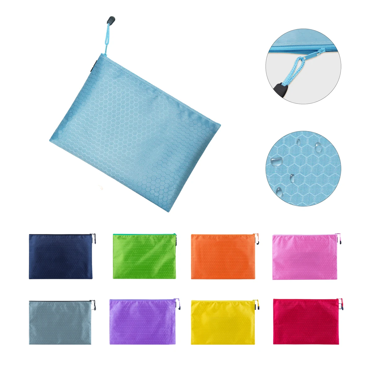 A4 Document Holder Zipper Organizer Pouch 1