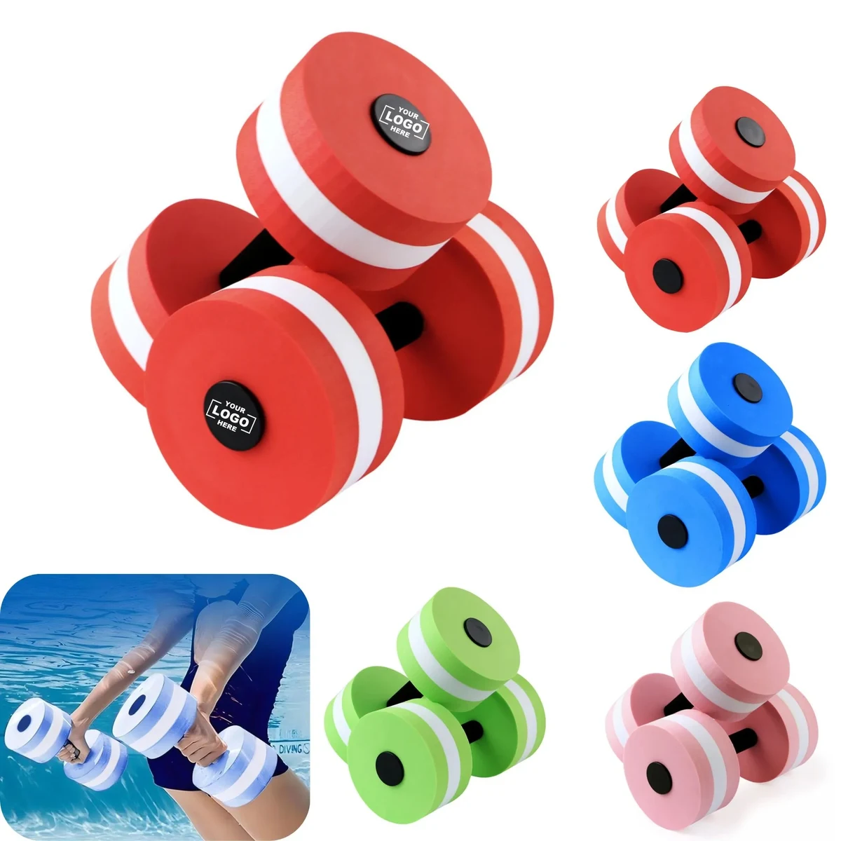 Aqua Fitness Floating Dumbbells 1