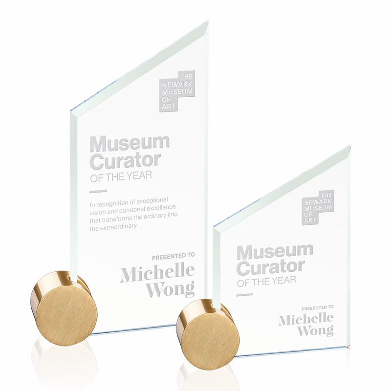 Cooper Award - Jade/Gold Circle