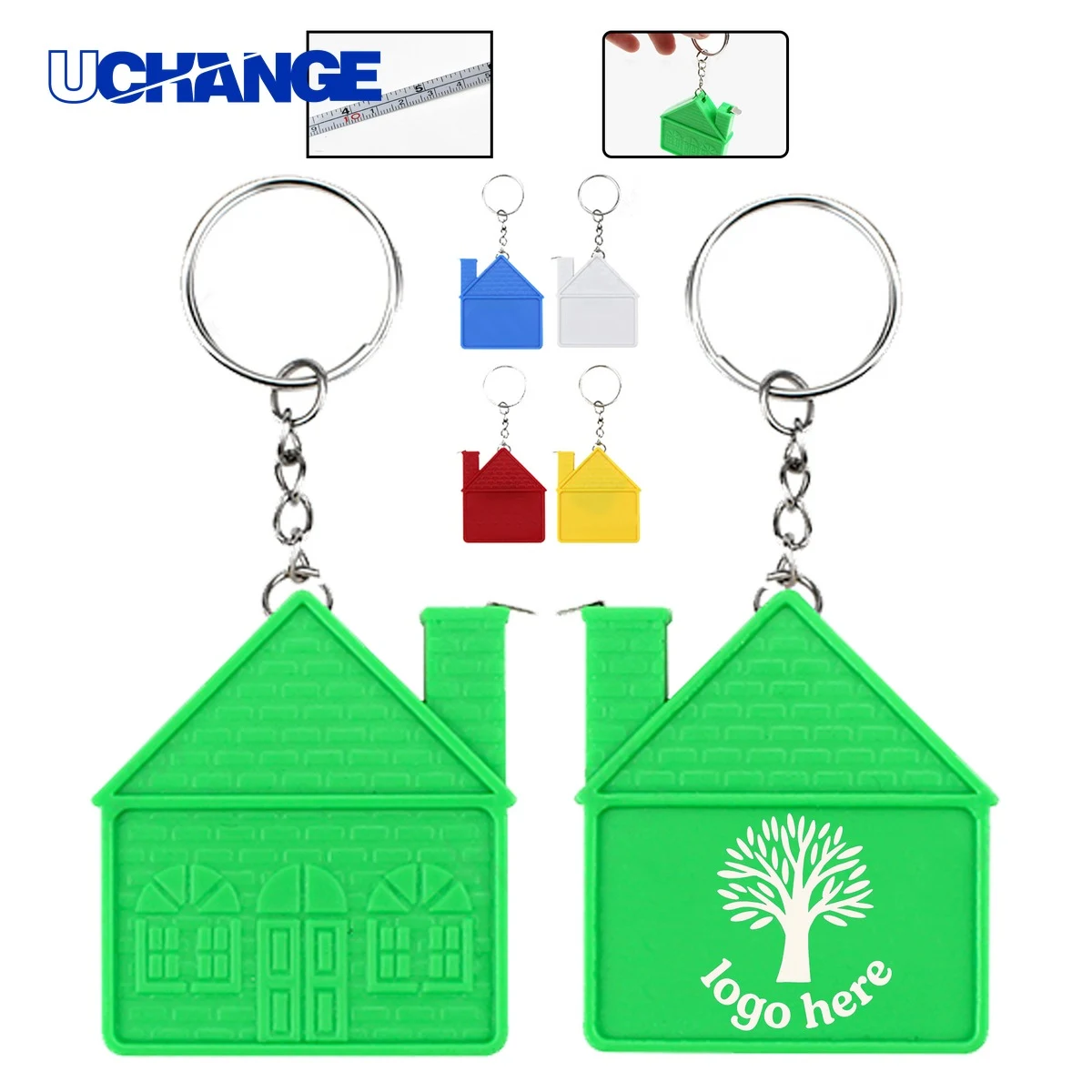 Compact Tape Measure Keychain Tool 1