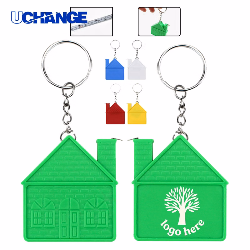 Compact Tape Measure Keychain Tool