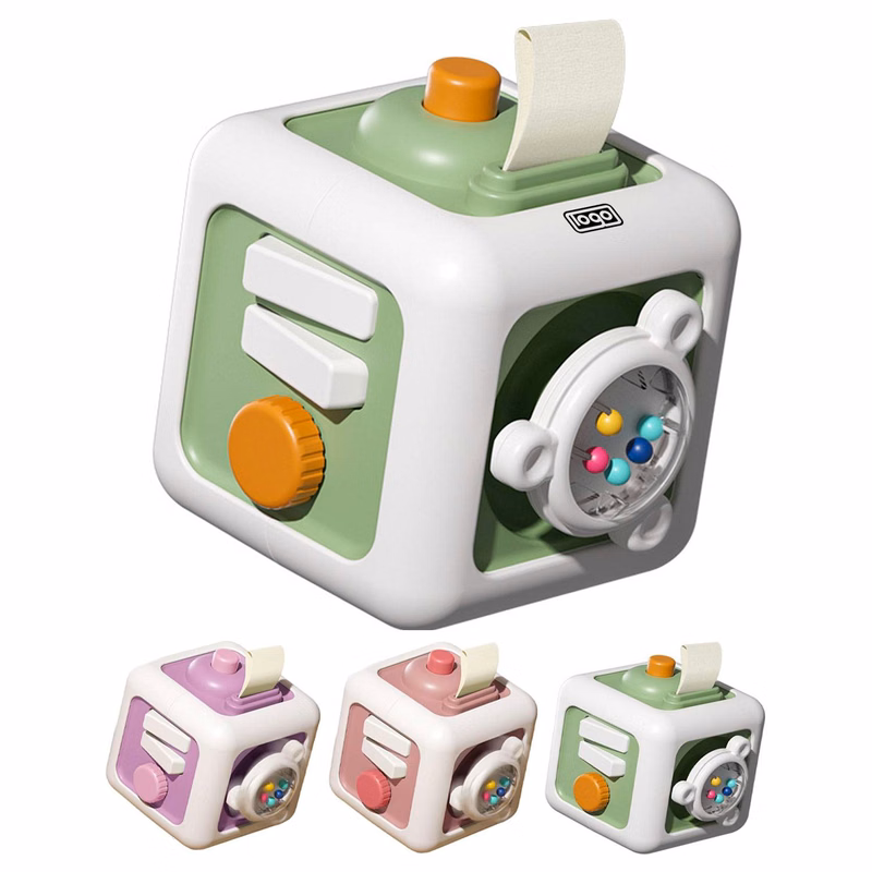 Baby 6 in 1 Sensory Busy Cube Toys