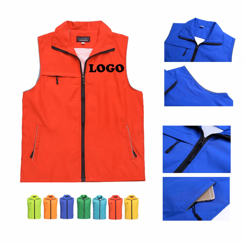 MOQ 5 pcs Promotional work Vest