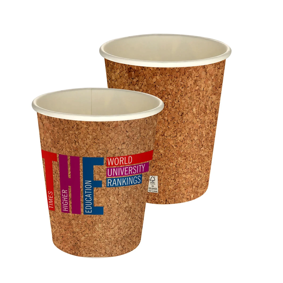 5 oz Full Color Cork Pattern Paper Cup, custom paper cup with logo imprint 1