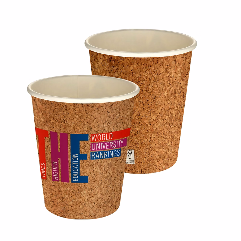 5 oz Full Color Cork Pattern Paper Cup