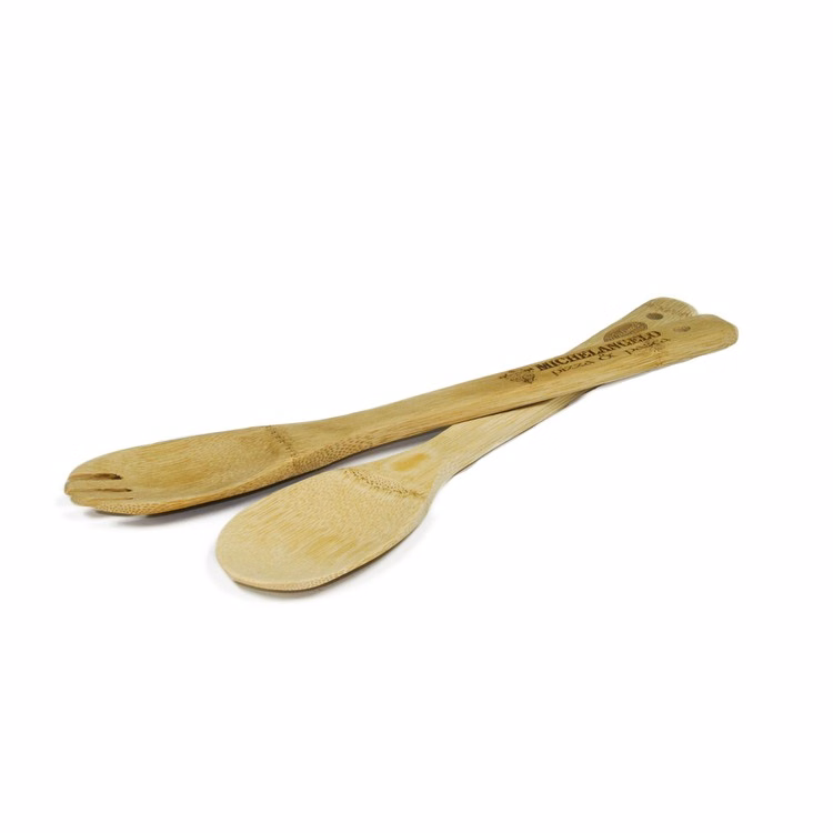 Bamboo 12" Salad Set