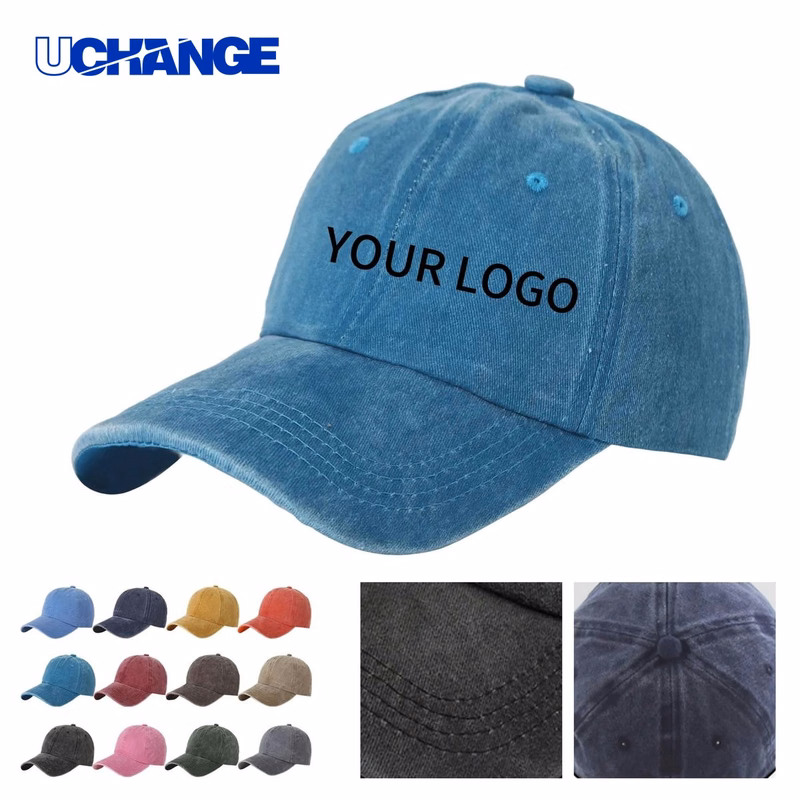 Washed Baseball Cap Headwear for Daily Wear