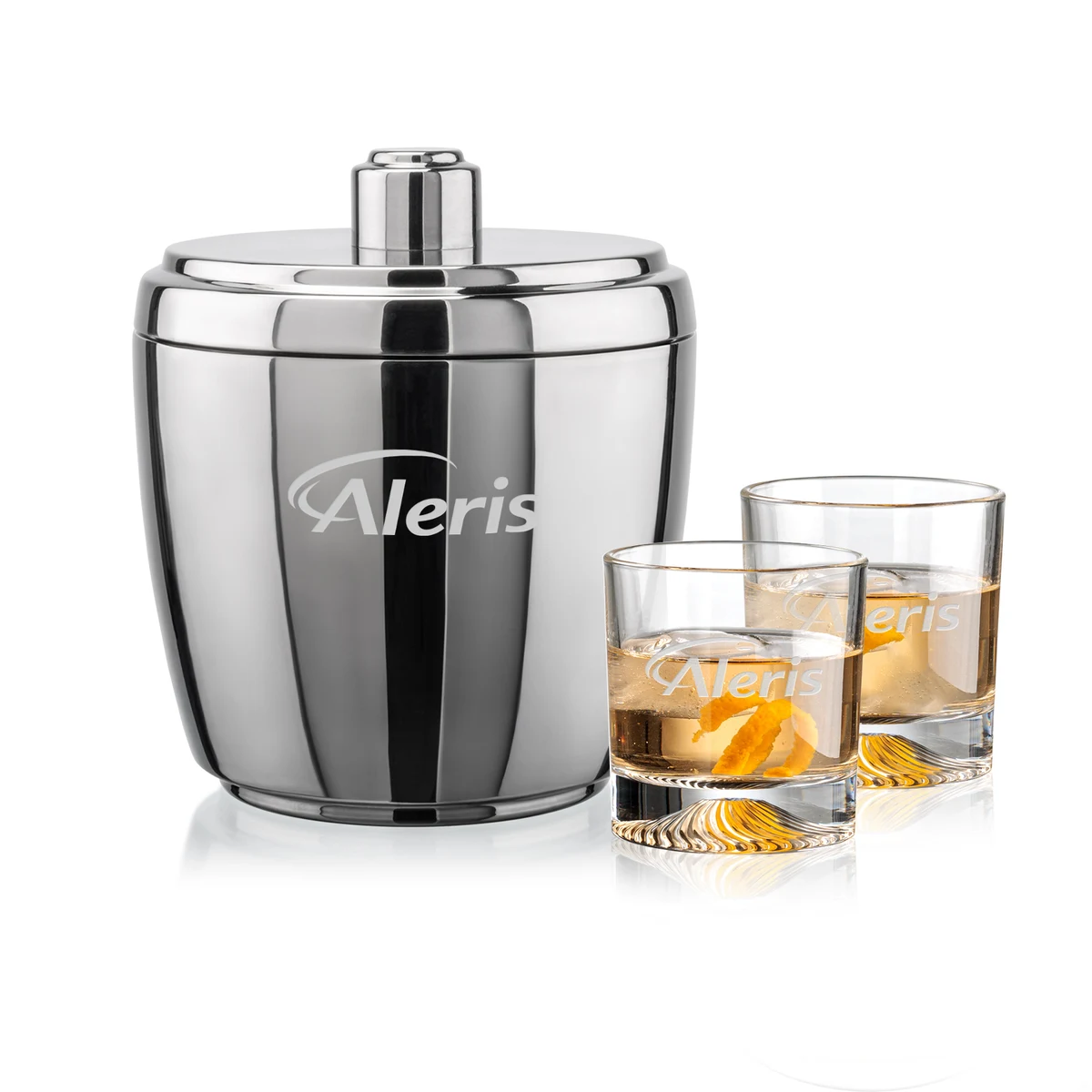 Pescara Ice Bucket & Hadley On-the-Rocks Set 1