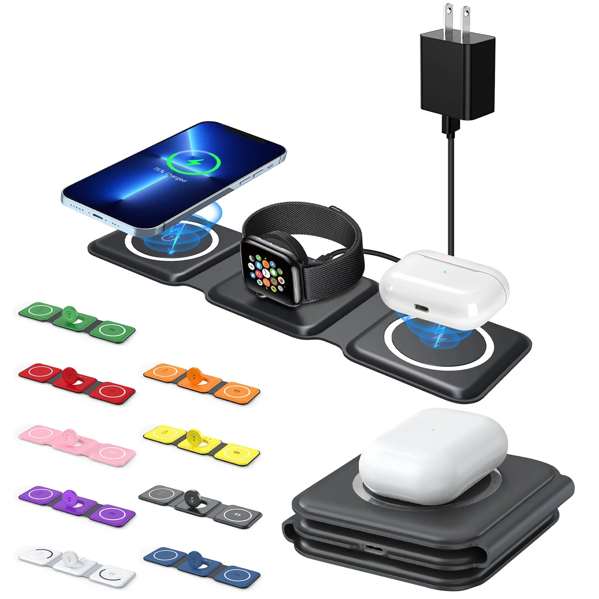 Foldable Magnetic Wireless Charger 1