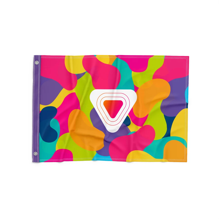Double-Sided Dye Sublimation 3-Layer 5ft*3ft Flag 1