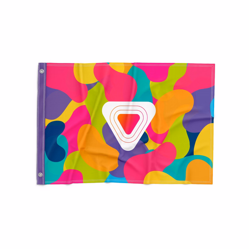Double-Sided Dye Sublimation 3-Layer 5ft*3ft Flag