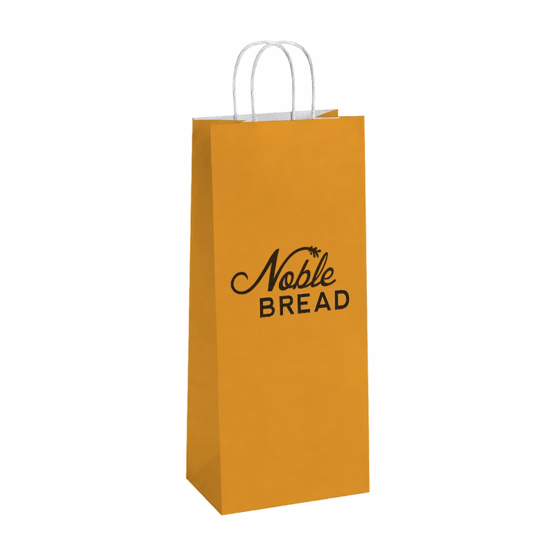 235g Card Paper bag with full color imprint on all sides (5.25*13*3.25")