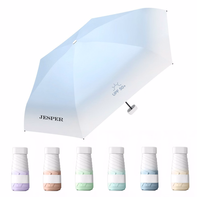 Mini UV Protection Gradient Travel Umbrella