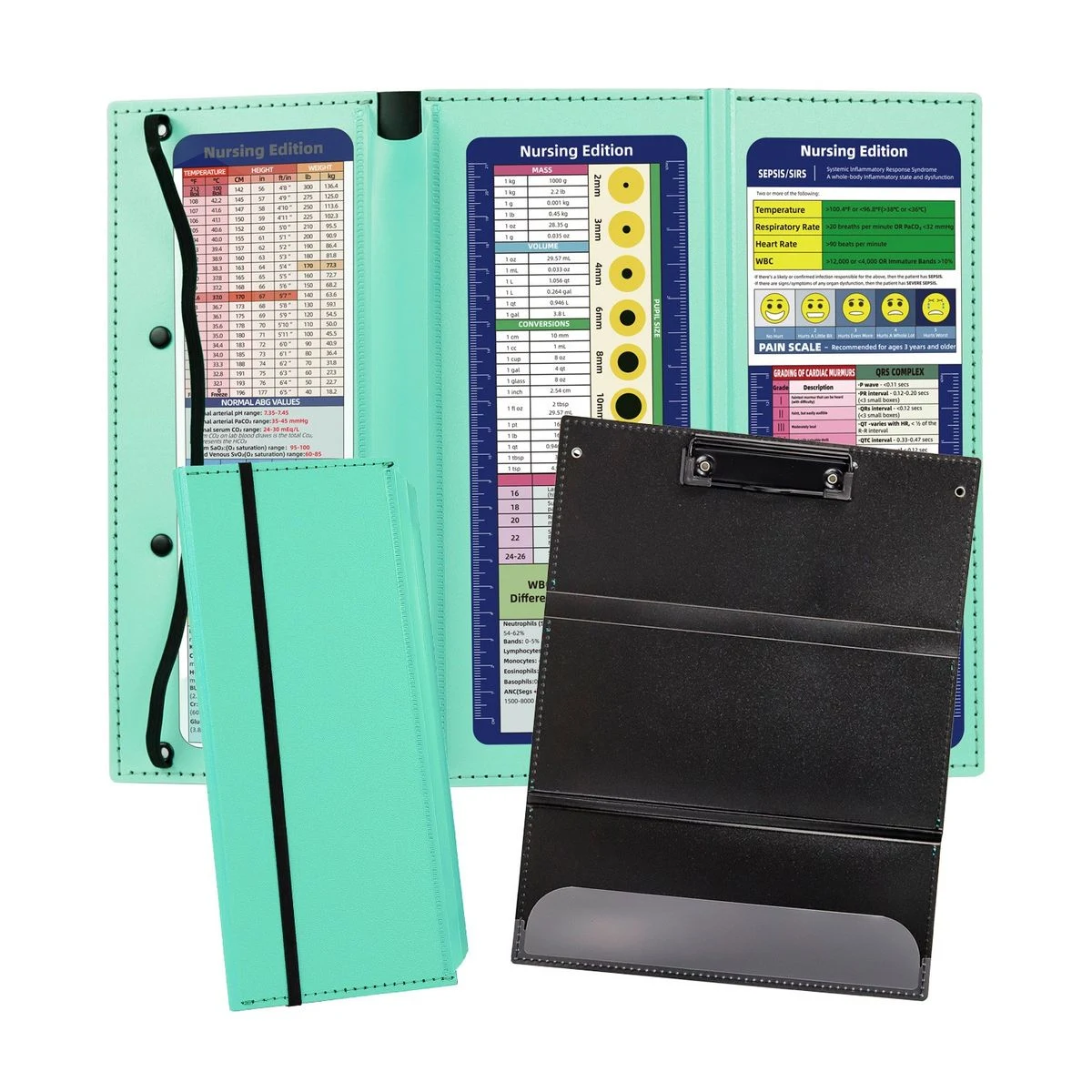 3 Layers Aluminum Nurse Foldable Clipboard 1
