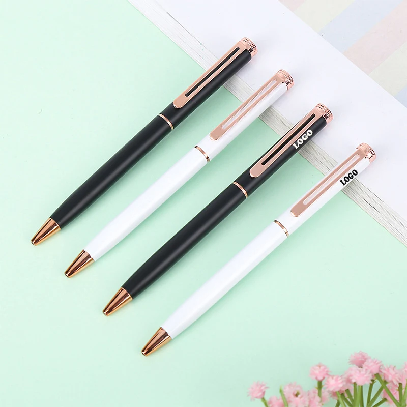 Slim Twisting Metal Ballpoint Pens 1