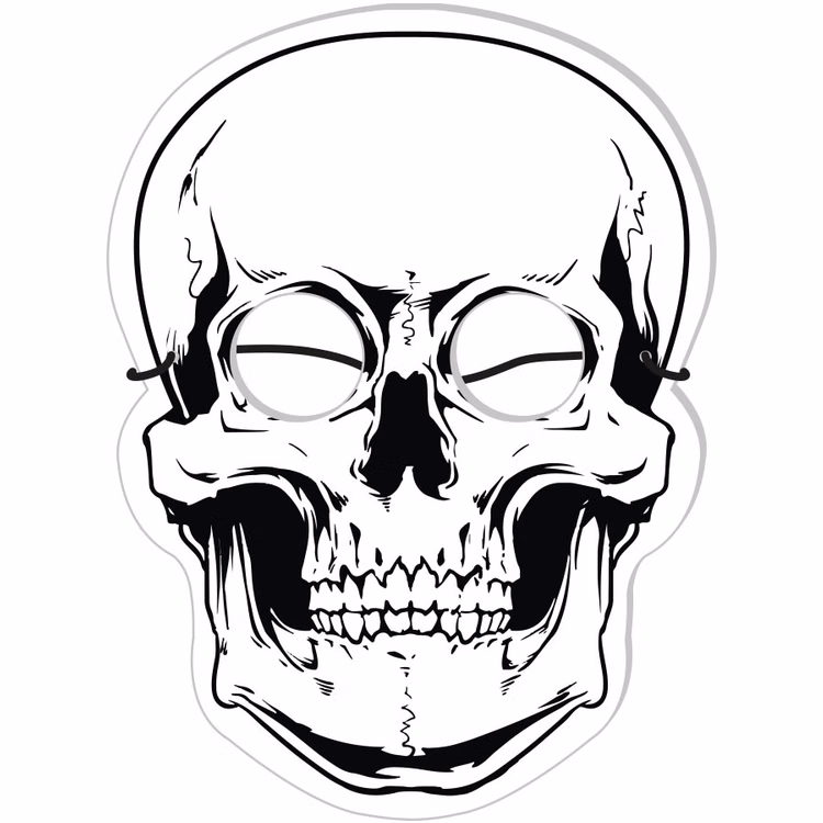 Foam Skull Mask
