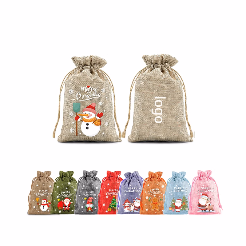 Christmas Drawstring Bags