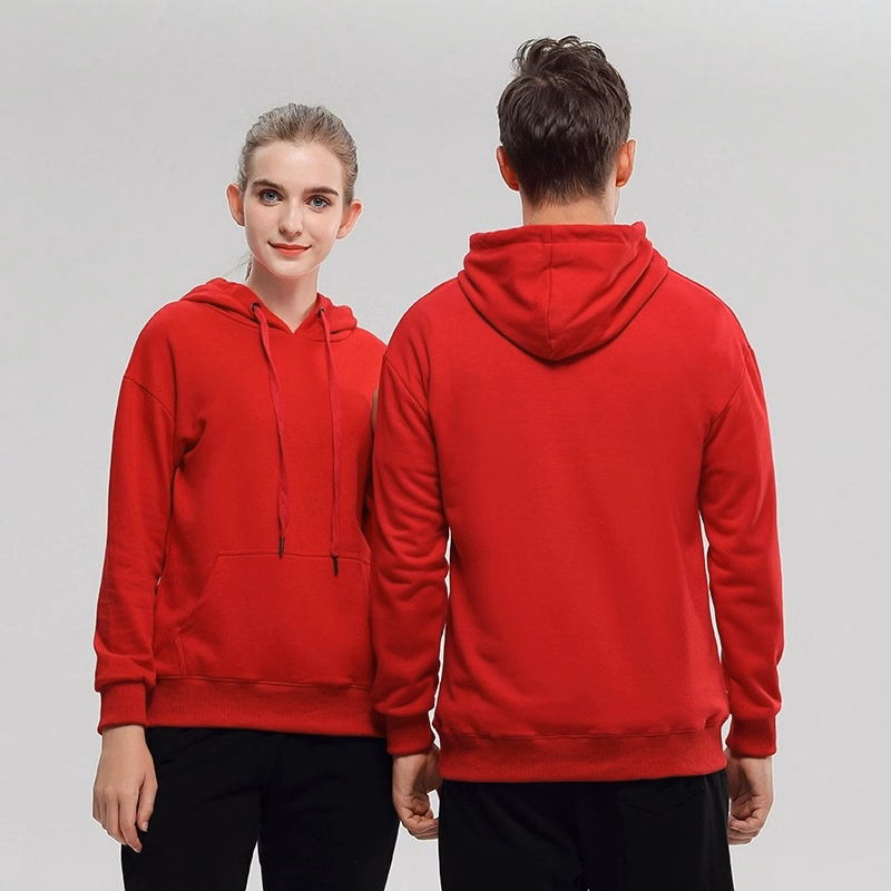 Hooded Pullover Sweatshirt with Pocket