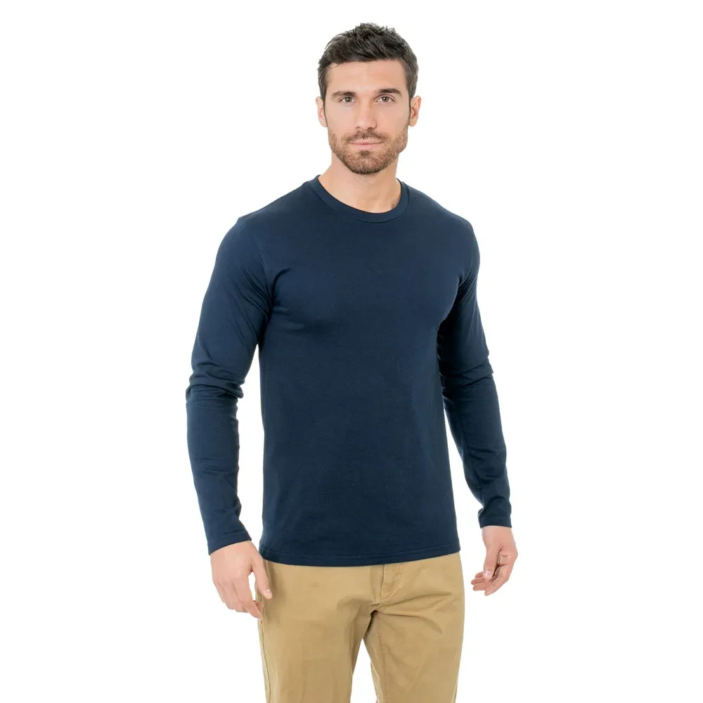 Unisex Fine Jersey Long Sleeve Crew 1