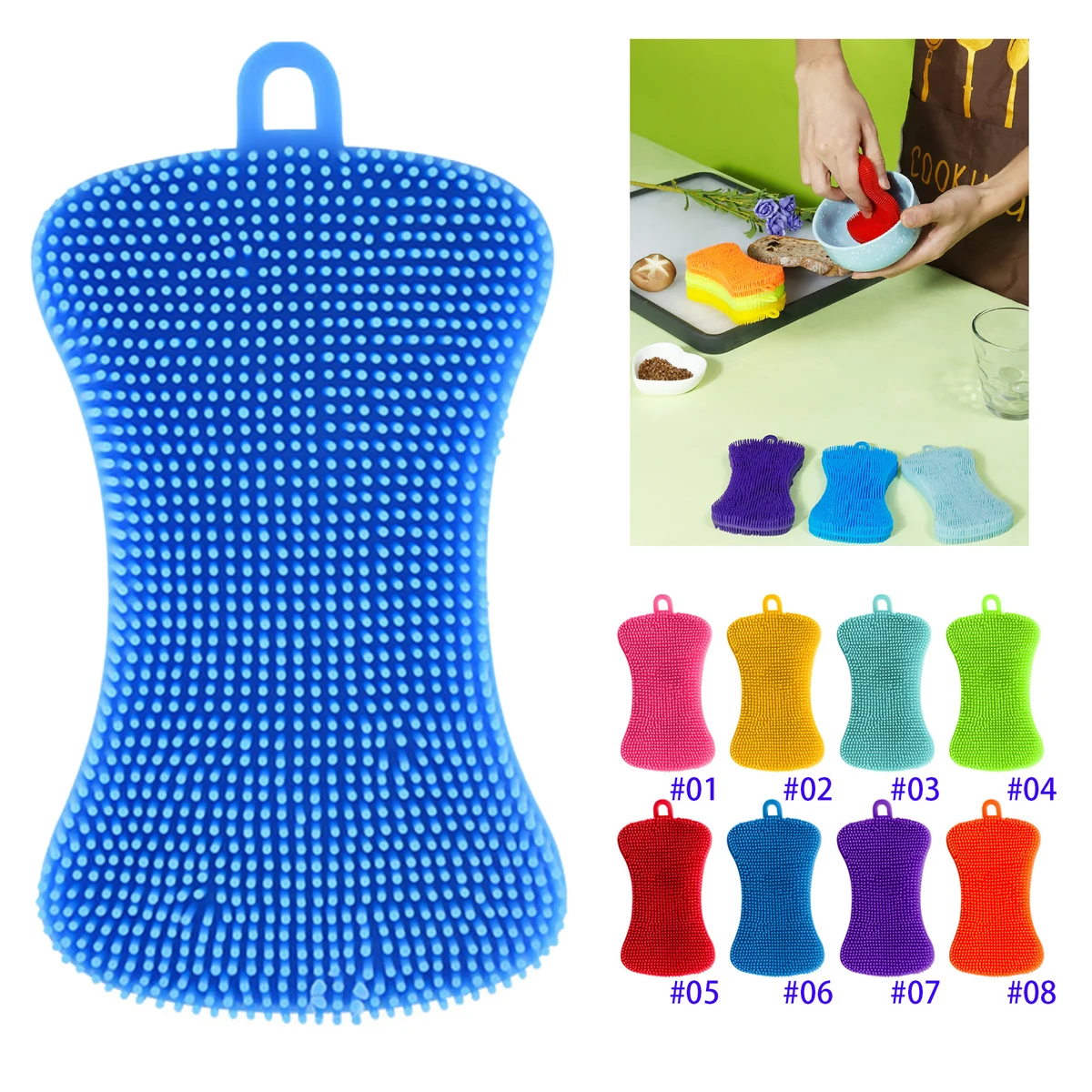 Silicone Sponge Dish Sponge 1