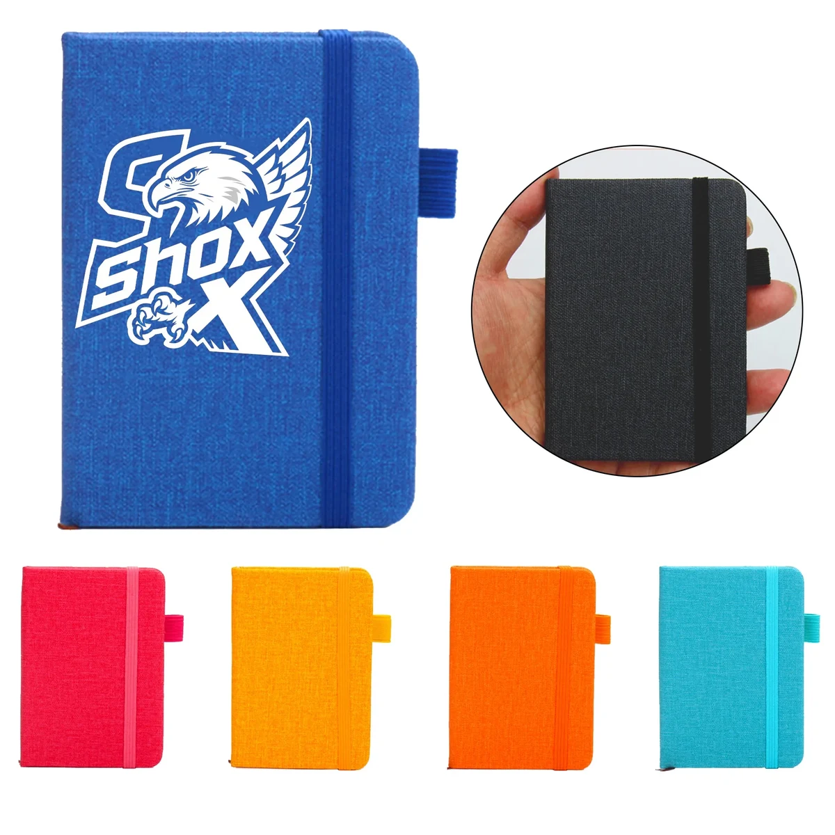 MOQ 100 A7 Notebook with Pen Loop 1