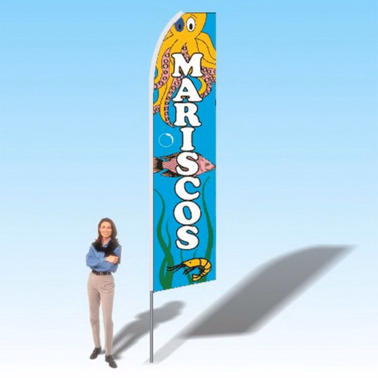 15FT AC Service Advertising Banner Flag