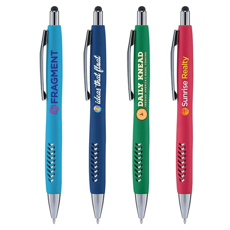 Customizable Soft Gel Pen with Stylus 1