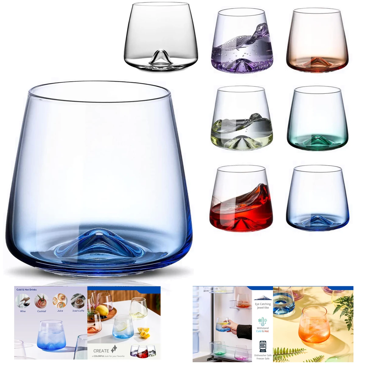 380ML Stemless Wine Glass 1