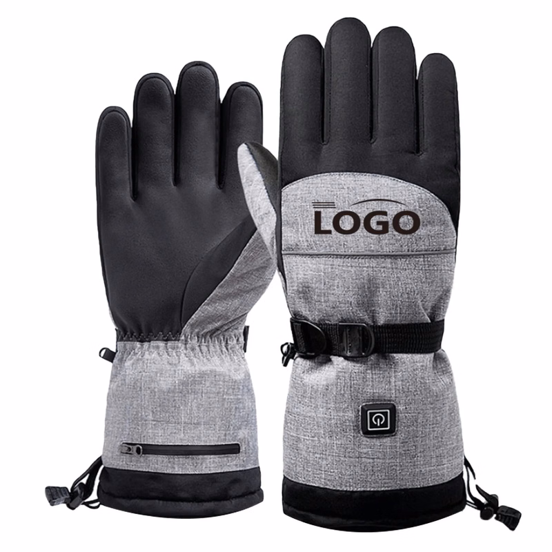 Rechargeable Heated Gloves Touchscreen Waterproof