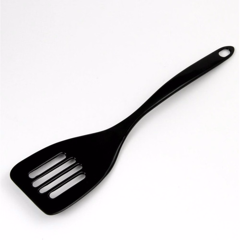 Slotted Turners - Melamine Black 11"