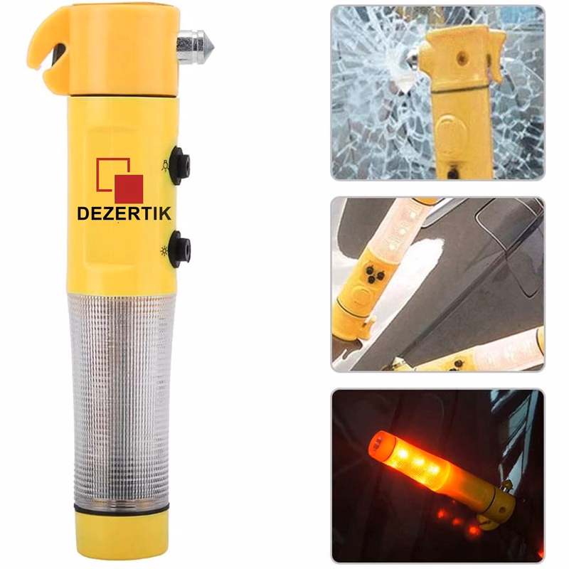 4 In 1 Multifunctional Car Emergency Safety Escape Hammer