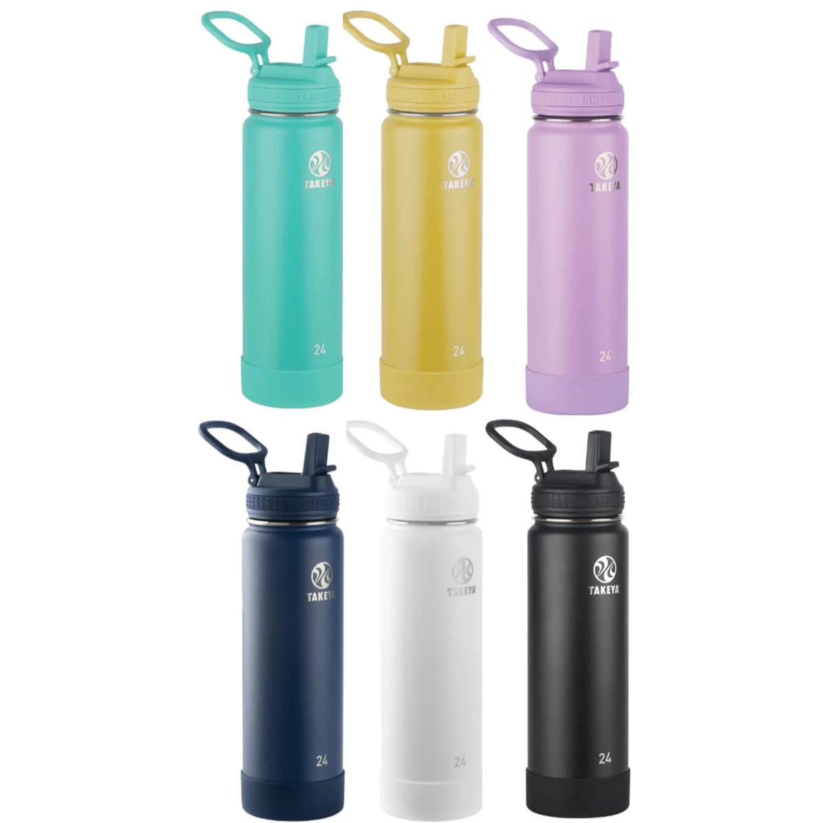 Takeya Active Straw 24 oz Stainless Steel Bottle 1