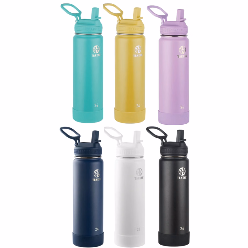 Takeya Active Straw 24 oz Stainless Steel Bottle
