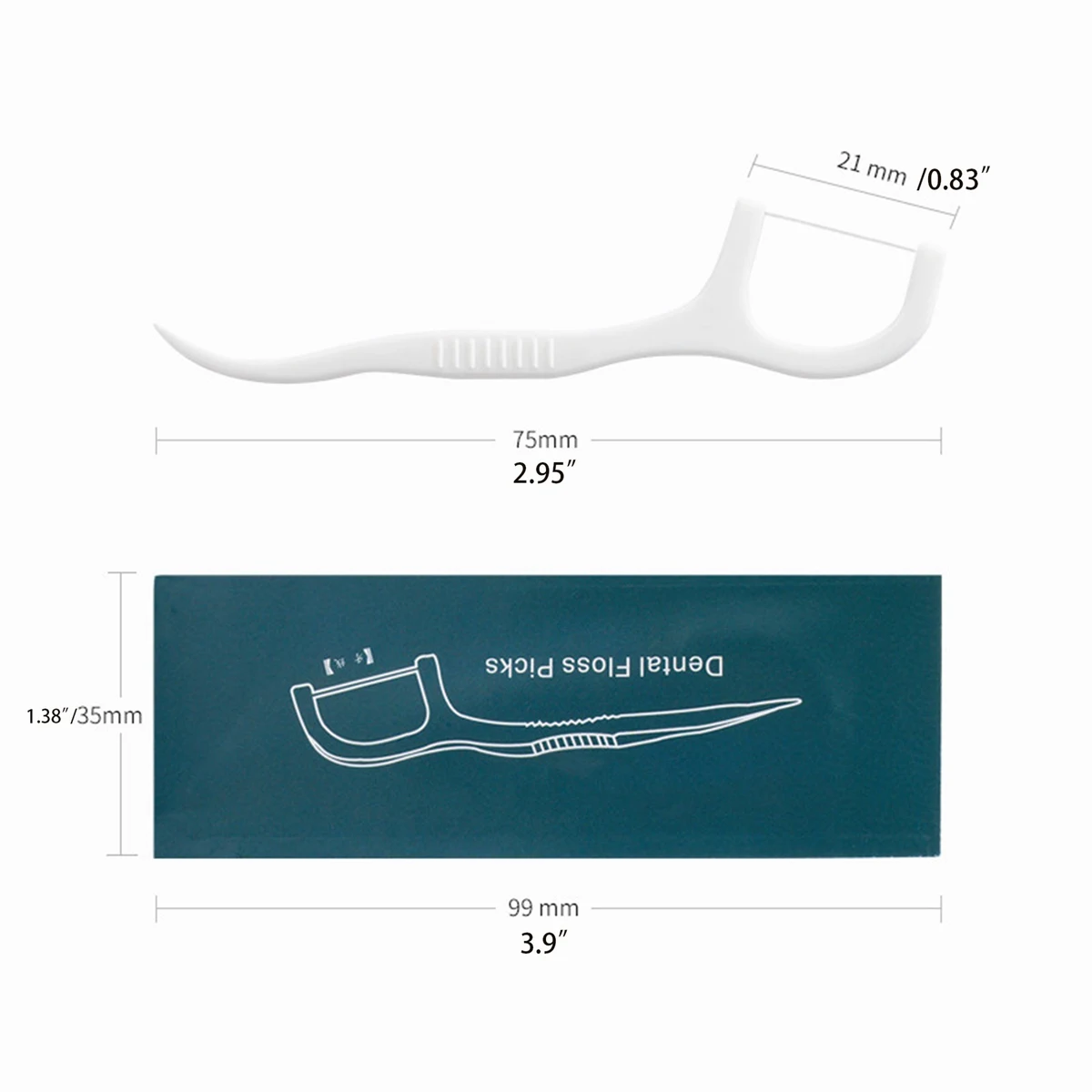 Individually Packaged With Disposable Floss Picks 1