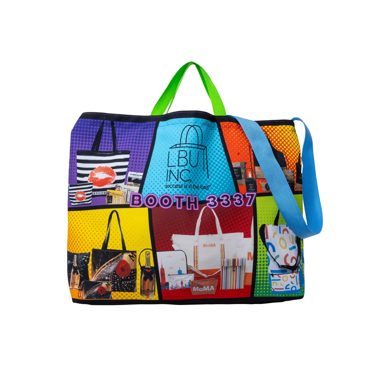Sublimated Conference Tote Bags (20" x 15" x 4") 1