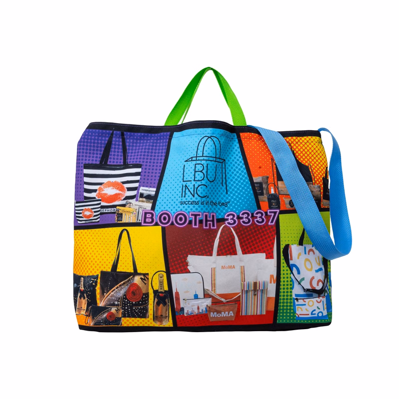 Sublimated Conference Tote Bags (20" x 15" x 4")