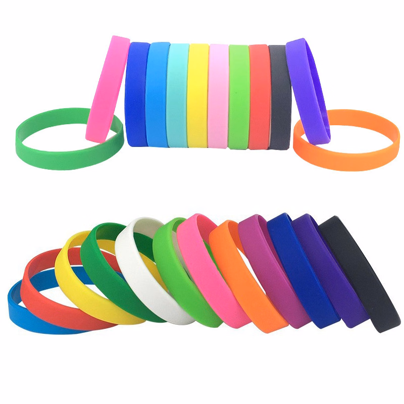 Screen Printed Silicone Bracelets