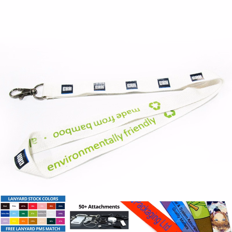 3/4" Recycled Lanyard - Any Attachment