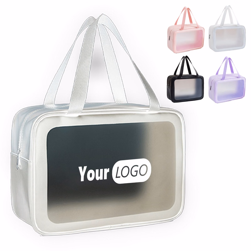 Pvc Frosted Waterproof Toiletry Bag ?C Customized For Your Needs