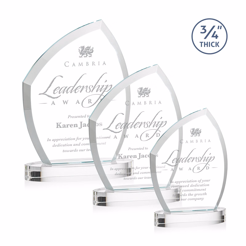Daltry Award on Alberton Base - Clear