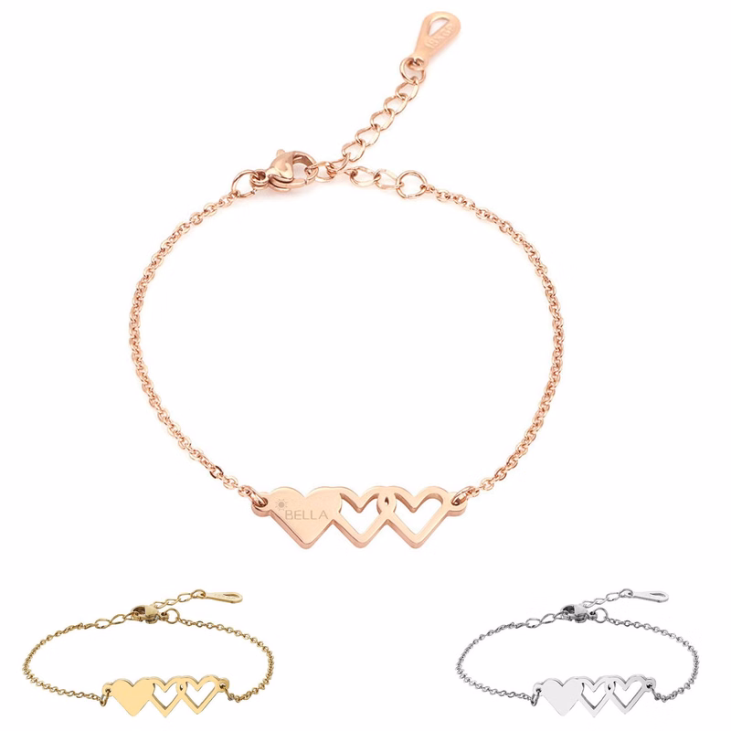 Retro Titanium Steel Love Bracelet