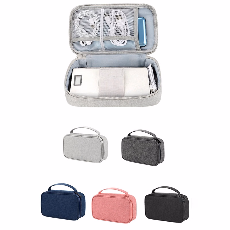 Portable Digital Accessory Data Cable Storage Bag