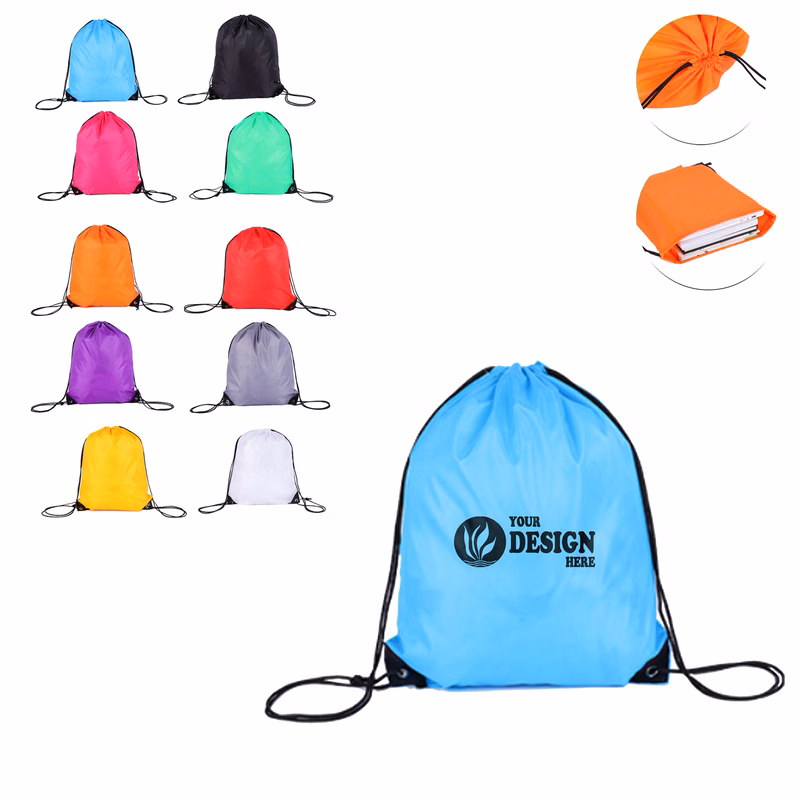 Custom Polyester Drawstring Backpack