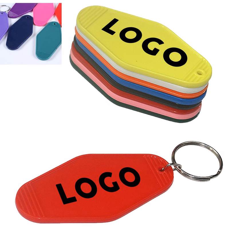 Custom Diamond Shape Plastic Key Tag & Luggage Tag