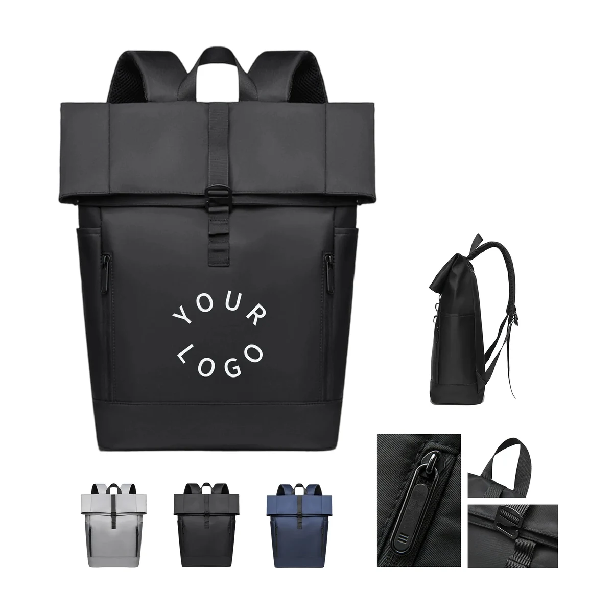 Polyester Laptop Backpack 1
